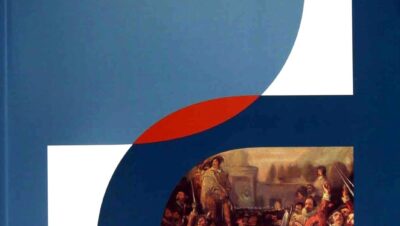 Portada azul con el título Vida y Muerte de la Democracia (Politica Y Derecho) y una ilustración histórica circular.
